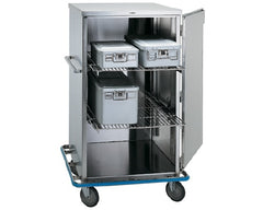 Pedigo Products Surgical Case Cart Stainless Steel 28 X 28-1/2 X 47 Inch Cabinet Dimension, 25-3/4 X 27-3/8 X 44-1/2 Inch Usable Interior Space, 32-3/8 X 34-1/8 X 56 Inch Overall Dimensions