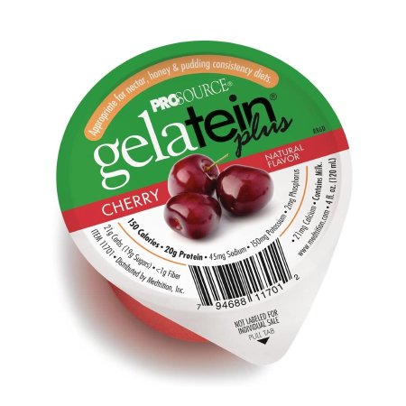 Medtrition/National Nutrition Oral Supplement Gelatein® Plus Cherry Flavor Ready to Use 4 oz. Cup