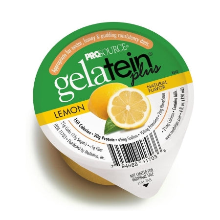 Medtrition/National Nutrition Oral Supplement Gelatein® Plus Lemon Flavor Ready to Use 4 oz. Cup