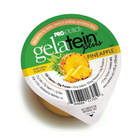 Medtrition/National Nutrition Oral Supplement Gelatein® Plus Pineapple Flavor Ready to Use 4 oz. Cup