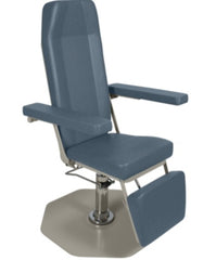 UMF Medical Phlebotomy Chair 23 to 38 Inch Seat Height Steel Frame Midnight Blue
