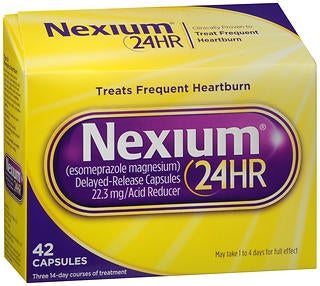 Glaxo Smith Kline Antacid Nexium 24 HR 22.3 mg Strength Capsule 14 per Bottle