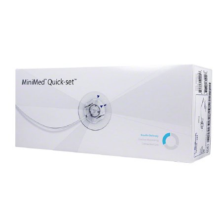 Medtronic Insulin Infusion Set Quick-set® 6 mm 42 Inch Tubing Without Port - M-1010224-2764 - Box of 10