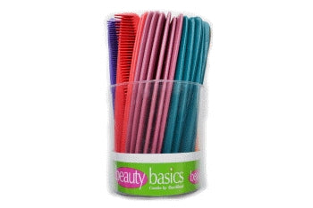 Cardinal Comb & Brush Comb Beauty Basics 9 Inch Assorted Plastic - M-1 ...
