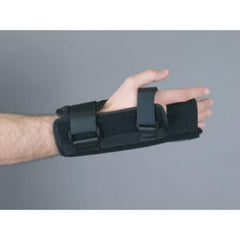 Alimed Wrist Splint with MP Block Freedom® Comfort™ Fabric / Foam Left Hand Black Small / Medium