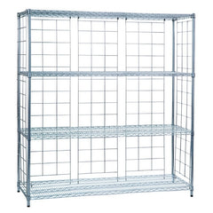 R & B Wire Products Cart Enclosure Panel Chrome Plated, 25 lbs. Product Weight - M-1010518-4472 - Each