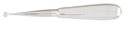 Miltex Bone Curette Miltex® Molt Single-ended Handle Size 4 Tip Straight Tip - M-1010847-3226 - Each