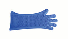 Healthmark Industries Heat Resistant Glove Silicone Heat Glove One Size Fits Most Silicone Blue 16.9 Inch Straight Cuff NonSterile - M-1010854-2134 - Each