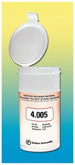 Fisher Scientific Acid Buffer Fisherbrand™ Traceable® pH Buffer Certified Reference Material pH 4.0 6 X 100 mL
