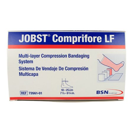 BSN Medical 4 Layer Compression Bandage System JOBST® Comprifore® LF 7 to 10 Inch 40 mmHg No Closure Tan / White NonSterile