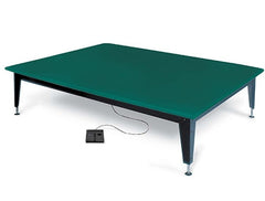 Hausmann Industries Bariatric Upholstered Mat Platform 1427 Series 6 W X 8 L Foot 20 to 30 Inch Height 750 lbs. Weight Capacity Steel Frame