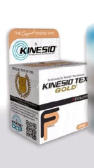 Patterson Medical Supply Kinesiology Tape Kinesio® Tex Gold™ FP Water Resistant Cotton 2 Inch X 13-1/10 Foot Beige NonSterile