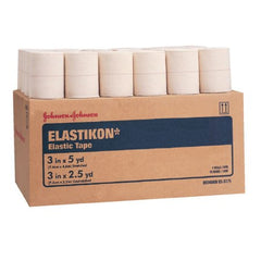 Patterson Medical Supply Elastic Tape Elastikon® Cotton 3 Inch X 2-1/2 Yard White NonSterile