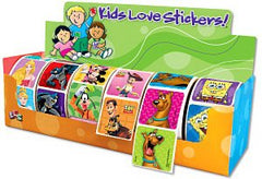 Medibadge Kids Love Stickers® 100 per Unit Value Roll Characters Sticker Display Box 3.5 X 3.5 X 11.5 Inch