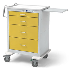 Waterloo Industries Isolation Cart Steel 24.5 X 29 X 43.5 Inch Light Gray, Dark Blue 16.5 X 22 Inch, Drawer Height: One 3 Inch Drawer, One 6 Inch Drawer, Two 9 Inch Drawer