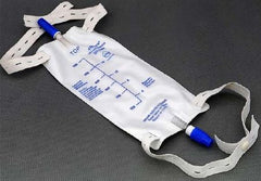 Amsino International Urinary Leg Bag AMSure® Anti-Reflux Valve / Push-Pull Drain Valve Sterile Fluid Path 900 mL Vinyl