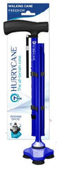 Drive Medical Folding Cane HurryCane® Freedom Edition™ Aluminum 30-1/2 to 37-1/2 Inch Height Blue