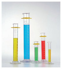 Fisher Scientific Graduated Cylinder Set Kimble® KIMAX® Borosilicate Glass 10 mL, 25 mL, 50 mL, 100 mL, 250 mL