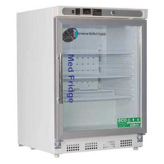 Horizon Scientific Inc Undercounter Refrigerator ABS® Pharmaceutical 4.5 cu.ft. 1 Glass Door Automatic Defrost