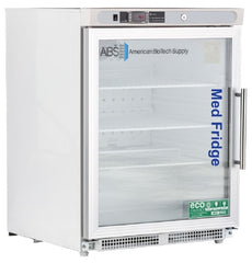 Horizon Scientific Inc Undercounter Refrigerator ABS® Pharmaceutical 4.5 cu.ft. 1 Glass Door Automatic Defrost