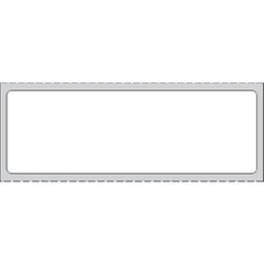 Precision Dynamics Blank Label pdc® Thermal Label White Paper - M-1013006-3121 - Case of 40000