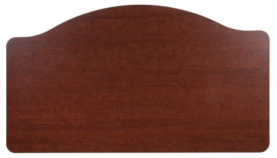 Graham-Field Headboard Center Crown Style / T-Mold Edges Solar Oak