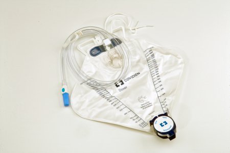 Cardinal Urinary Drain Bag Dover™ Anti-Reflux Valve / Splashguard II® Drain Spout NonSterile 2000 mL Vinyl