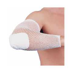 Patterson Medical Supply Elastic Net Retainer Dressing Stretch Net™ Tubular Elastic 25 Yard Size 5 White Calf / Thigh NonSterile
