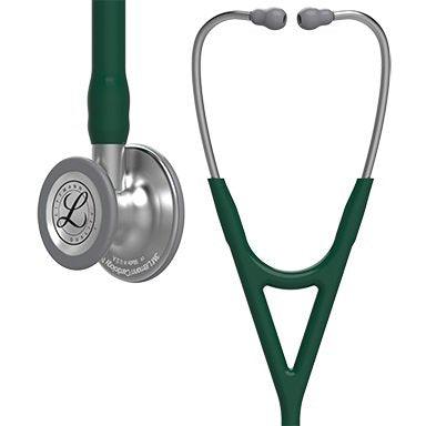 3M Cardiology Stethoscope 3M™ Littmann® Cardiology IV™ Green 1-Tube 22 Inch Tube Double-Sided Chestpiece