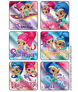 Medibadge Kids Love Stickers® 75 per Unit Shimmer and Shine Genies Divine Foil Sticker