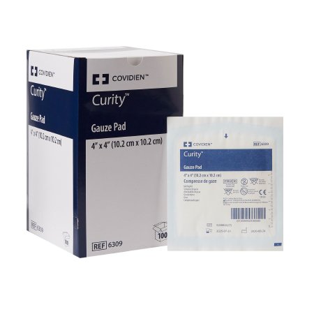 Cardinal Gauze Sponge Curity™ Gauze 12-Ply 4 X 4 Inch Square Sterile