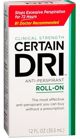 Emerson Healthcare Antiperspirant / Deodorant Certain Dri™ Roll-On 1.2 oz. Unscented