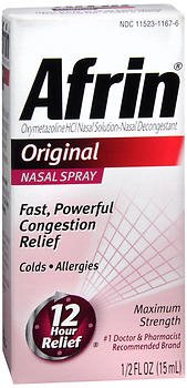 Bayer Sinus Relief Afrin® Original 0.05% Strength Nasal Spray 15 mL