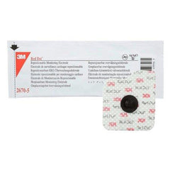 3M ECG Snap Electrode 3M™ Red Dot™ Monitoring Radiolucent 5 per Pack