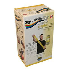 Fabrication Enterprises Exercise Resistance Band Sup-R Band® Yellow 5 Inch X 5 Foot X-Light Resistance