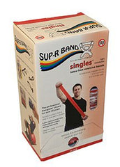 Fabrication Enterprises Exercise Resistance Band Sup-R Band® Red 5 Inch X 5 Foot Light Resistance