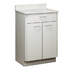 Clinton Industries Treatment Cabinet ClintonClean™ Laminate / Solid Plastic Top 1 Drawer 1 Shelf Optional Locks