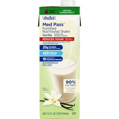 Hormel Food Sales Oral Supplement Med Pass® Reduced Sugar Vanilla Flavor Ready to Use 32 oz. Carton