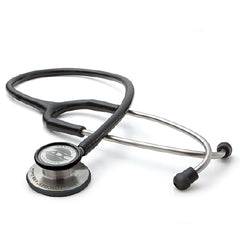American Diagnostic Corp Clinician Stethoscope Adscope® Black 1-Tube 22 Inch Tube Double-Sided Chestpiece