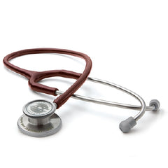 American Diagnostic Corp Clinician Stethoscope Adscope® Burgundy 1-Tube 22 Inch Tube Double-Sided Chestpiece
