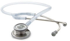 American Diagnostic Corp Clinician Stethoscope Adscope® Silver 1-Tube 22 Inch Tube Double-Sided Chestpiece