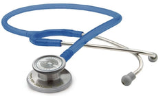 American Diagnostic Corp Clinician Stethoscope Adscope® Blue 1-Tube 22 Inch Tube Double-Sided Chestpiece