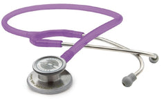 American Diagnostic Corp Clinician Stethoscope Adscope® Purple 1-Tube 22 Inch Tube Double-Sided Chestpiece