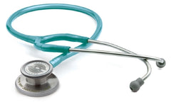 American Diagnostic Corp Clinician Stethoscope Adscope® Caribbean Blue 1-Tube 22 Inch Tube Double-Sided Chestpiece