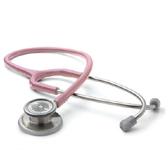 American Diagnostic Corp Clinician Stethoscope Adscope® Pink 1-Tube 22 Inch Tube Double-Sided Chestpiece