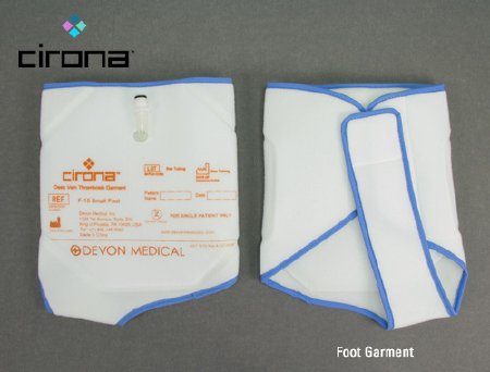 Manamed DVT Compression Therapy Garment Adjustable Cirona™ Sleeves Left or Right Foot Standard