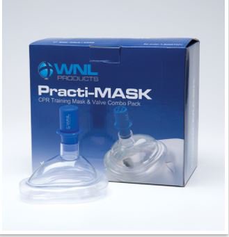 Work N Leisure Products Inc CPR Trainer with Training Valve Combo Practi-Mask® Infant