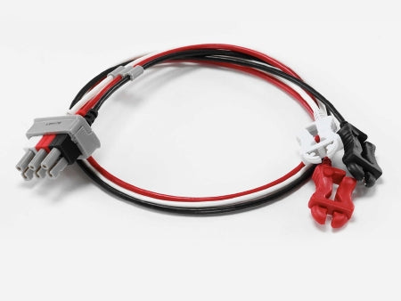 Ivy Biomedical ECG Leadwire 24 Inch, Red, White, Black, Metal, 3-Leads, AHA Color Code For Model 3000 Patient Monitor