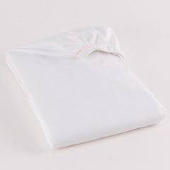 Standard Textile Bed Sheet Fitted 36 X 90 X 9 Inch White Reusable
