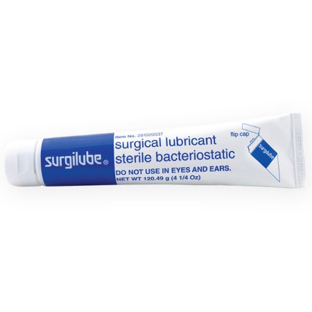 HR Pharmaceuticals Lubricating Jelly - Carbomer free Surgilube® 4.25 oz. Tube Sterile